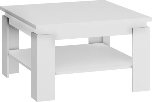 Konferenční stolek Alfa bílá-bílý pololesk
