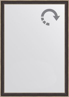 Zrcadlo kroucený mahagon BY 0624 48x68 cm