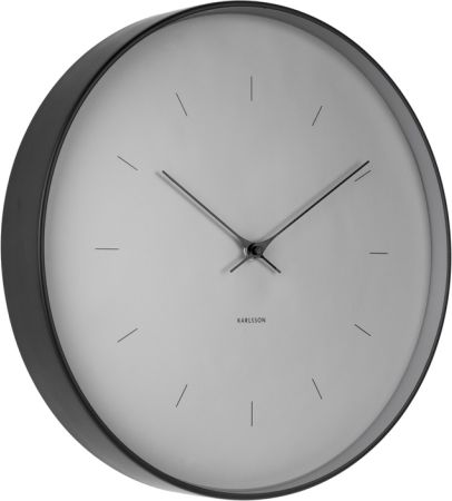 Designové nástěnné hodiny 5707GY Karlsson 37cm