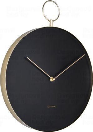 Designové nástěnné hodiny 5765BK Karlsson 34cm
