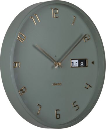 Designové nástěnné hodiny 5953GR Karlsson 30cm