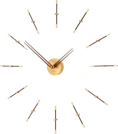 Designové nástěnné hodiny Nomon Merlin Gold Small 70cm