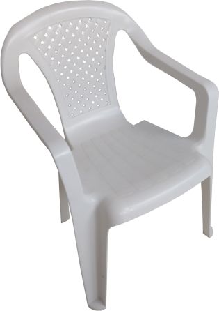 Dětská plastová židlička Bambini bílá