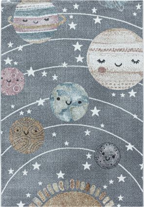 Dětský kusový koberec Funny 2105 grey