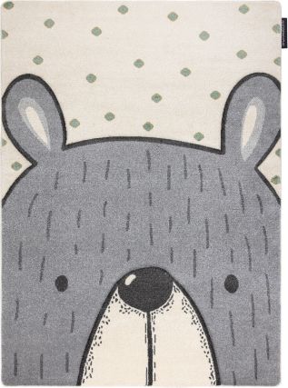 Dětský kusový koberec Petit Bear cream