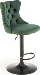 Elegantní barová židle H117 tmavězelená