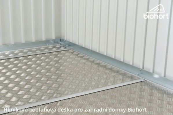 Hliníková podlahová deska pro zahradní domky Avantgarde 243,6x243,6 cm