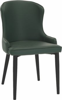 Jídelní židle, zelená/černá, SIRENA
