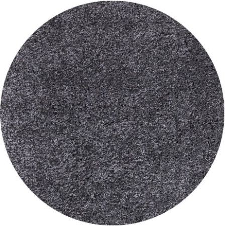 Kusový koberec Life Shaggy 1500 grey kruh