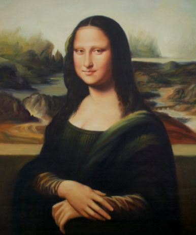 Leonardo da Vinci - Mona Lisa 60 x 50 cm