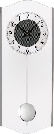 Moderní kyvadlové nástěnné hodiny 7480 AMS 50cm