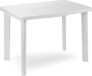 Plastový zahradní stůl Faretto bílý