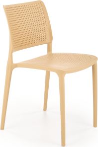 Stohovatelná zahradní židle K514 pomerančová