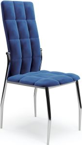 Tmavě modrá jídelní židle K416
