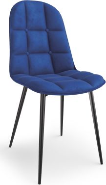 Tmavě modrá jídelní židle K417