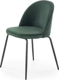 Tmavě zelená jídelní židle K314