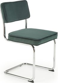 Tmavě zelená jídelní židle K510