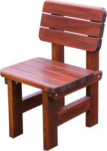 Zahradní židle Rovná Palisandr 24