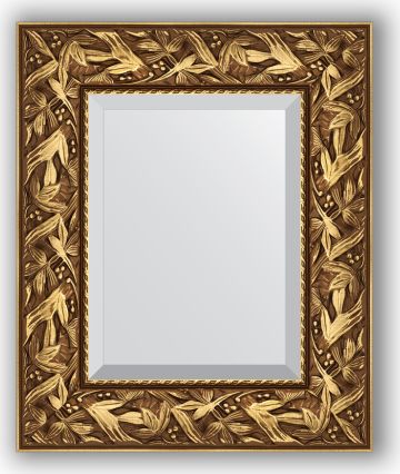 Zrcadlo ve zlatém rámu, byzantský ornament BY 3363 49x59 cm