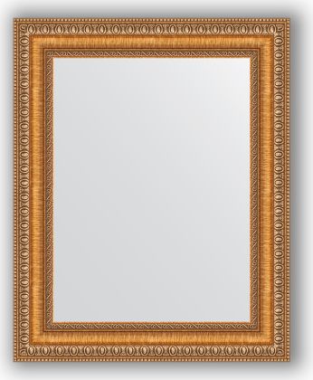 Zrcadlo v rámu, bronz se zlatou vintage dekorací BY 3010 41x51 cm