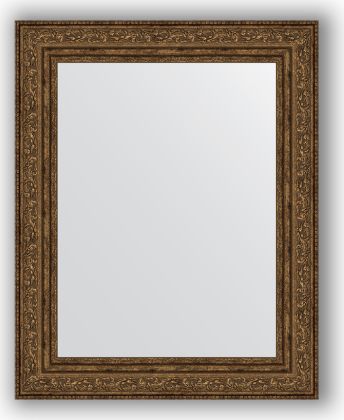 Zrcadlo v rámu, patinovaný bronzový ornament 56 mm BY 3041 54x74 cm