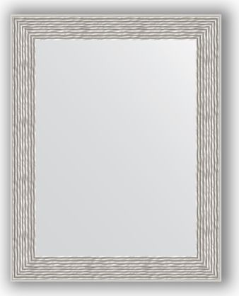 Zrcadlo v rámu, vlnky hliník BY 3070 51x101 cm