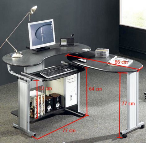 Počítačový stolek 011