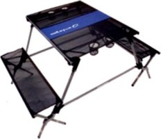 Cestovní skládací stůl s lavicemi Portable outdoor table blue