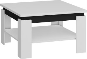 Konferenční stolek Alfa bílá-černý lesk