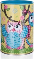 BANQUET Plechovka / kasička OWLS ROUND SMALL 7 x 11 cm