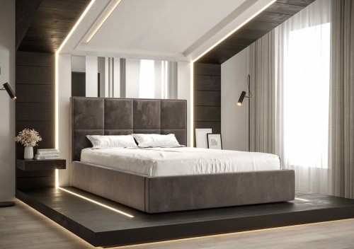 Čalouněná postel GERD Monolith 15 90x200 cm