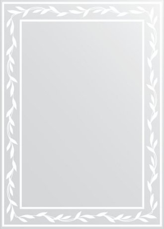 Zrcadlo s ornamentem Větvičky 3