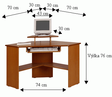 Počítačový stolek Deal