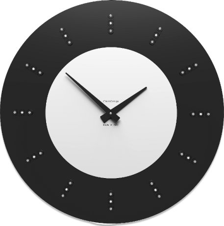 Designové hodiny 10-210 CalleaDesign Vivyan Swarovski 60cm (více barevných verzí)