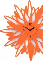 Designové hodiny D&D 304 Meridiana, oranžový lak