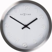 Designové nástěnné hodiny 2991ar Nextime Paniki Number 34cm