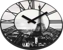 Designové nástěnné 3D hodiny 3004 Nextime La Ville 39cm