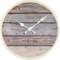 Designové nástěnné hodiny 3133gs Nextime Plank 30cm