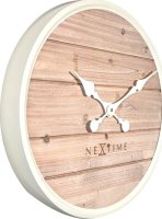 Designové nástěnné hodiny 3134wi Nextime Plank 50cm