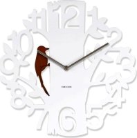 Designové nástěnné hodiny 5393WH Karlsson 42cm