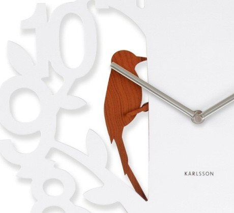 Designové nástěnné hodiny 5393WH Karlsson 42cm