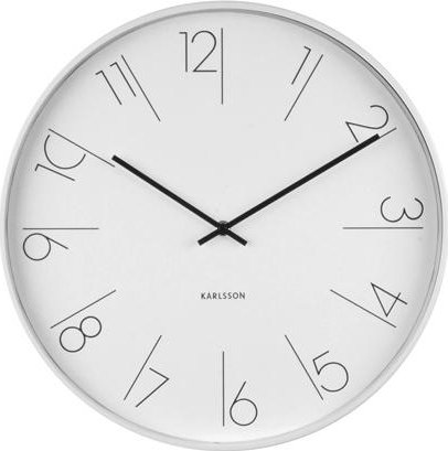 Designové nástěnné hodiny 5607WH Karlsson 40cm