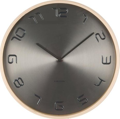 Designové nástěnné hodiny 5611SI Karlsson 35cm