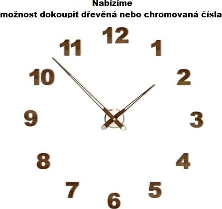 Designové nástěnné hodiny Nomon Axioma Walnut 73cm