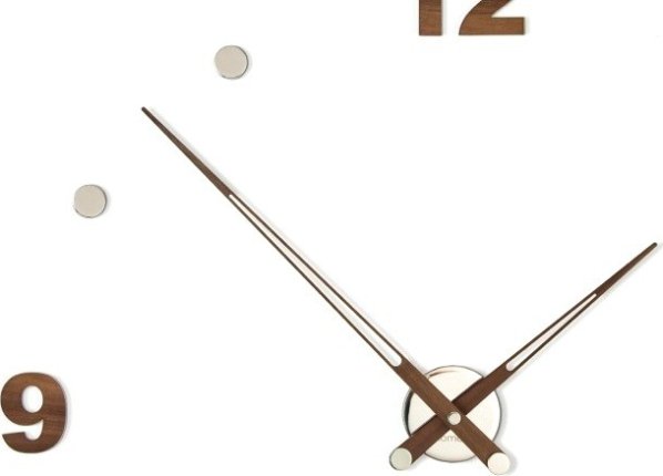 Designové nástěnné hodiny Nomon Axioma Walnut 73cm
