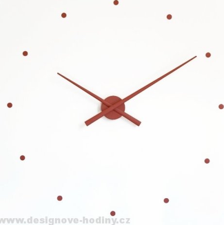 Designové nástěnné hodiny NOMON OJ čokoláda 50cm