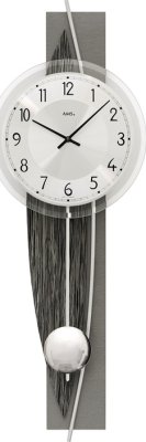 Designové nástěnné kyvadlové hodiny 7458 AMS 67cm