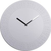 Designové nástěnné ",vyloupávací", hodiny 5265WH Karlsson 50cm