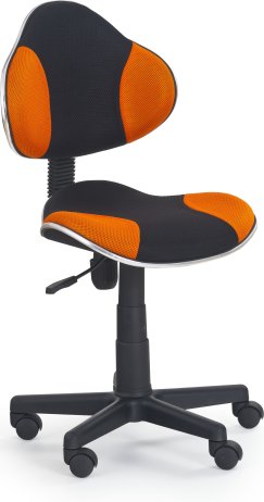Dětská židle Flash černo-oranžová