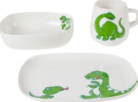 Dětská jídelní souprava Dino-set 3 kusy